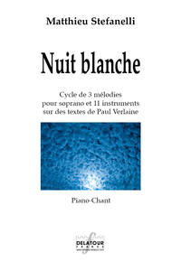 NUIT BLANCHE - PIANO-CHANT