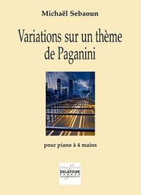 VARIATIONS SUR UN THEME DE PAGANINI POUR PIANO A 4 MAINS