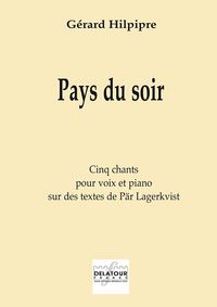 PAYS DU SOIR POUR VOIX ET PIANO