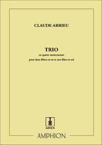 TRIO DE FLUTES COMPLET  MUSIQUE D'ENSEMBLE