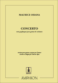 CONCERTO. TROIS GRAPHIQUES POUR GUITARE ET