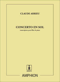 CONCERTO EN SOL FL-PIANO  FLUTE TRAVERSIERE