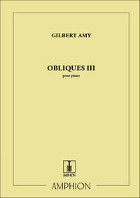 OBLIQUES III PIANO