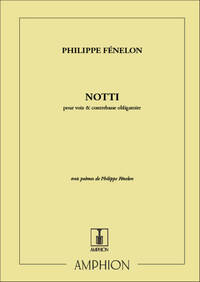 NOTTI VOIX-CONTREBASSE  CHANT