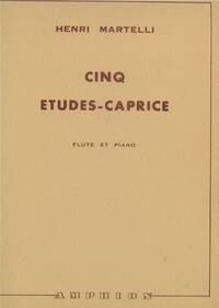5 ETUDES-CAPRICES FL-P  FLUTE TRAVERSIERE