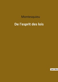 De l'esprit des lois