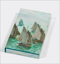 FISHING BOATS : CLAUDE MONET 8 PEN-SET /ANGLAIS