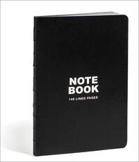 Black A5 Notebook /anglais