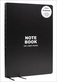 Black A4 Notebook /anglais