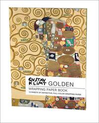 GOLDEN : GUSTAV KLIMT WRAPPING PAPER BOOK /ANGLAIS