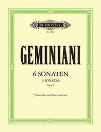 6 SONATEN FUR VIOLONCELLO UND BC OPUS 5.