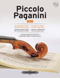 PICCOLO PAGANINI VOL. 1 VIOLON +CD