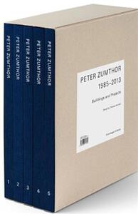 PETER ZUMTHOR BUILDINGS AND PROJECTS 1985-2013 (COFFRET 5 VOL - NEW EDITION) /ANGLAIS