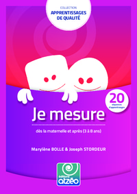 JE MESURE DES LA MATERNELLE ET APRES