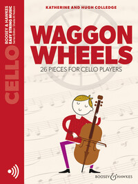 EASY STRING MUSIC - WAGGON WHEELS - 26 PIECES FOR CELLO PLAYERS. CELLO.