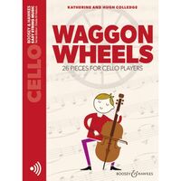 EASY STRING MUSIC - WAGGON WHEELS - 26 PIECES FOR CELLO PLAYERS. CELLO.