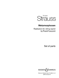 METAMORPHOSEN - REALISATION FOR STRING SEPTET BY RUDOLF LEOPOLD. 2 VIOLINS, 2 VIOLAS, 2 CELLOS AND D