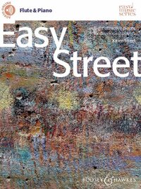 EASY MUSIC SERIES - EASY STREET - EIGHT ATTRACTIVE PIECES FOR DEVELOPING PLAYERS. FLUTE AND PIANO.