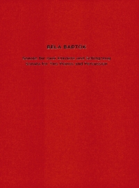 SONATA FOR TWO PIANOS AND PERCUSSION - FACSIMILE OF THE DRAFT SCORE AND PAUL SACHER'S ANNOTATED FULL