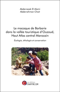 Le macaque de Barbarie dans la vallée touristique d'Ouzoud, Haut Atlas central Marocain