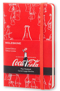 Carnet edt limitée Coca-Cola - Pages blanches - Format de poche - Couverture rigide