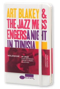 Carnet edt limitée Blue note - Pages blanches - Format de poche - Couverture rigide
