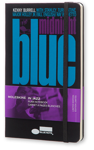 Carnet edt limitée Blue note - Pages blanches - Grand format - Couverture rigide