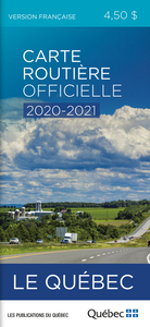 LE QUEBEC CARTE ROUTIERE OFFICIELLE 2020/2021