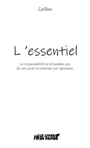 L'essentiel