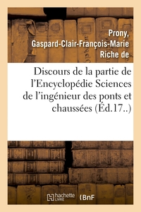 Discours préliminaire de la partie de l'Encyclopédie, par ordre de matières intitulée