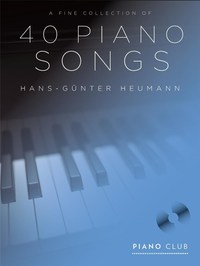 HANS-GUNTER HEUMANN : PIANO CLUB: A FINE SELECTION OF 40 PIANO SONGS  - PIANO -  RECUEIL + CD