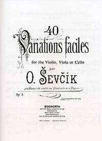 SEVCIK VIOLIN STUDIES: 40 VARIATIONS PIANO ACCOMPANIMENT