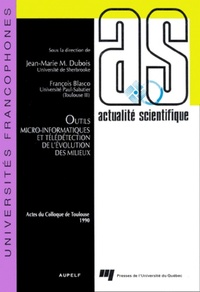 OUTILS MICROINFORMATIQUES ET TELEDETECTION DE L'EVOLUTION...