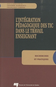 INTEGRATION DES TIC DANS LE TRAVAIL ENSEIGNANT