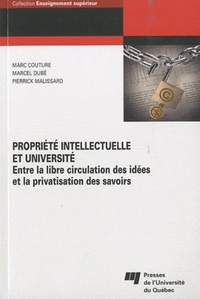 PROPRIETE INTELLECTUELLE ET UNIVERSITE