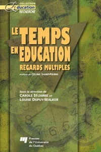 TEMPS EN EDUCATION. REGARDS MULTIPLES