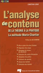 ANALYSE DE CONTENU