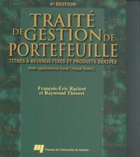 TRAITE DE GESTION DE PORTEFEUILLE. TITRES A REVENUS FIXES