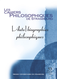 [Auto]biographies philosophiques