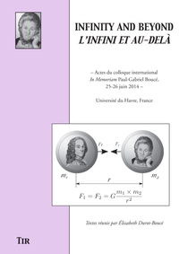 L'infini et au-delà - actes du Colloque international In Memoriam Paul-Gabriel Boucé, 25-26 juin 2014, Université du Hav