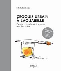 Croquis urbain à l'aquarelle