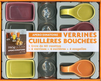 COFFRET 750G APERO DINATOIRE VERRINES CUILLERES BOUCHEES