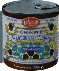 Crème de marrons - forme découpée