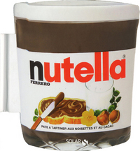 Nutella - le pot, forme découpée