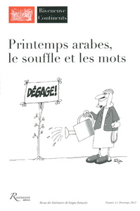 Riveneuve Continents N 14 Le Souffle et les Mots : révolutions dans le monde arabe