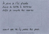 ENVELOPPE POEME LAVANDE PAR 4