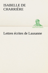 Lettres écrites de Lausanne