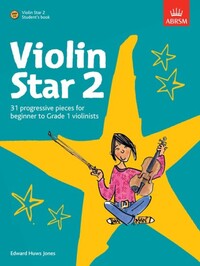 EDWARD HUWS JONES :  VIOLIN STAR 2 - STUDENT'S BOOK - RECUEIL + CD - VIOLON