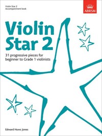 EDWARD HUWS JONES :  VIOLIN STAR 2 - ACCOMPANIMENT BOOK - VIOLON & PIANO