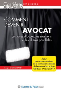 COMMENT DEVENIR AVOCAT, 13EME EDITION